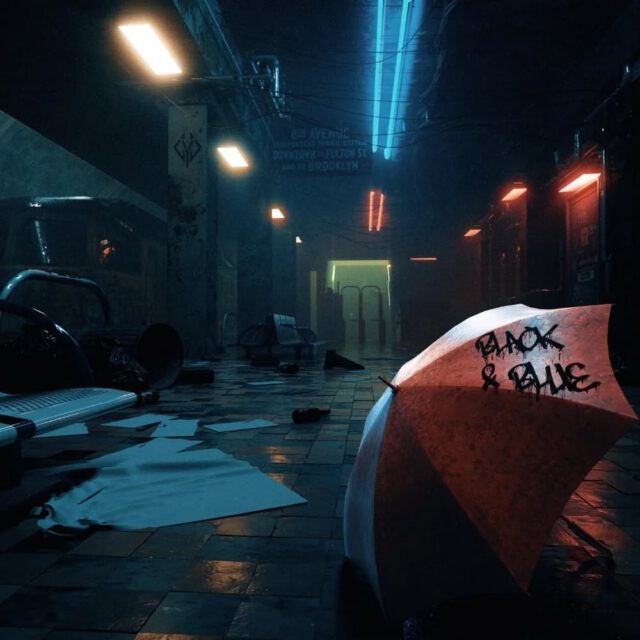 dontyoudare black and blue single cover